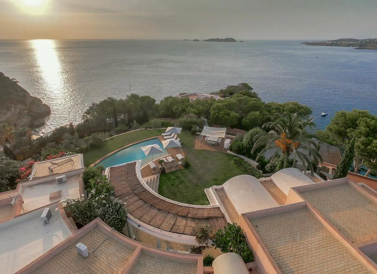 Amazing Ibiza Villa Can Icarus 6 Bedrooms Perched On A Cliff Overlooking The Beach Of Cala Moli San Jose